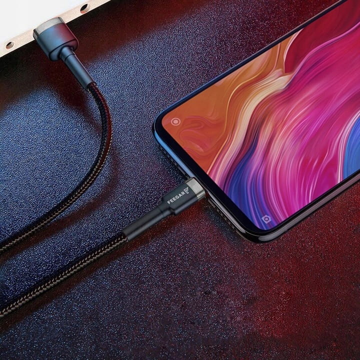 Feegar Kabel USB Lightning do iPhone przewód nylon USB-A Lightning
