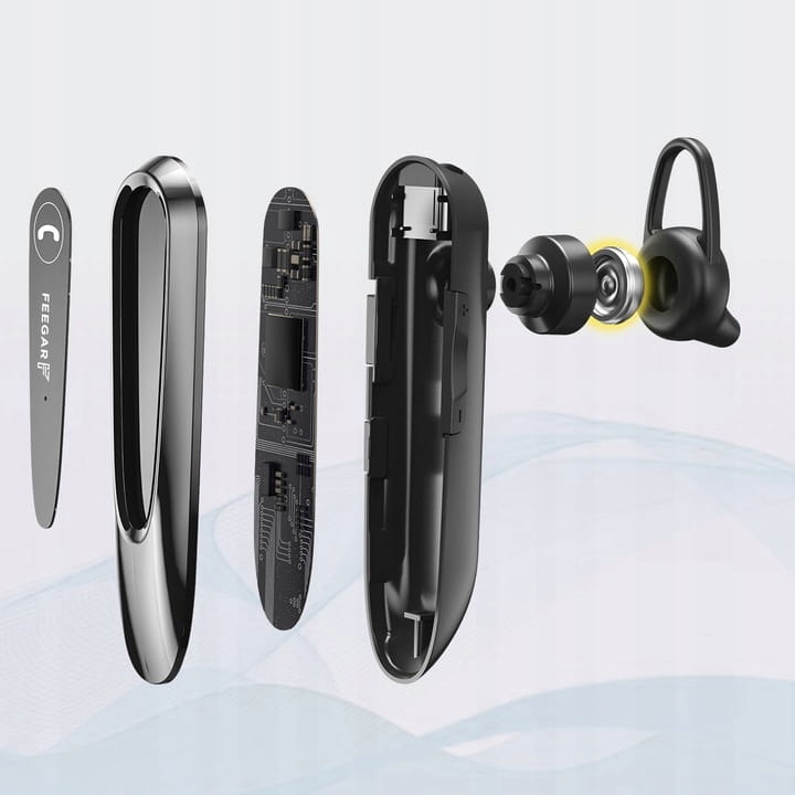 Słuchawka bluetooth Feegar BF400 PRO 30h + etui
