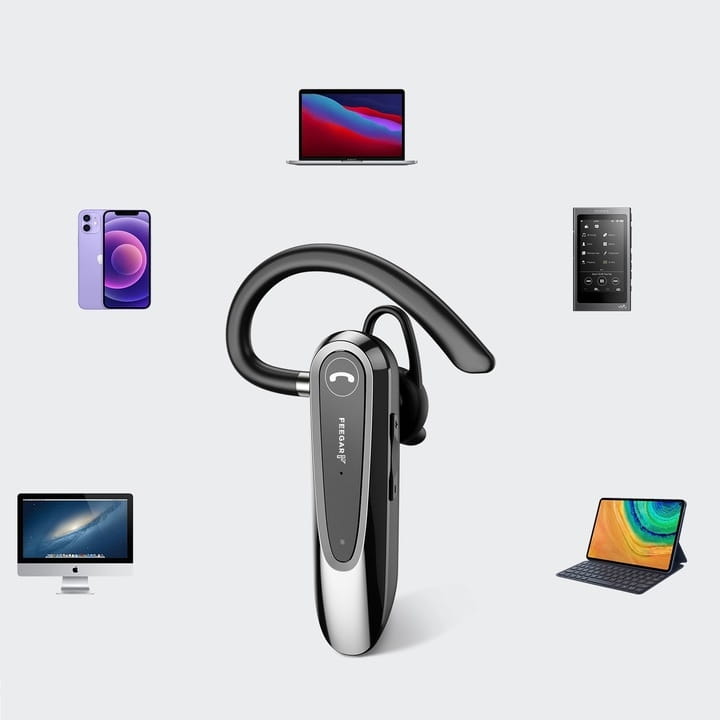 Słuchawka bluetooth Feegar BF400 PRO 30h + etui
