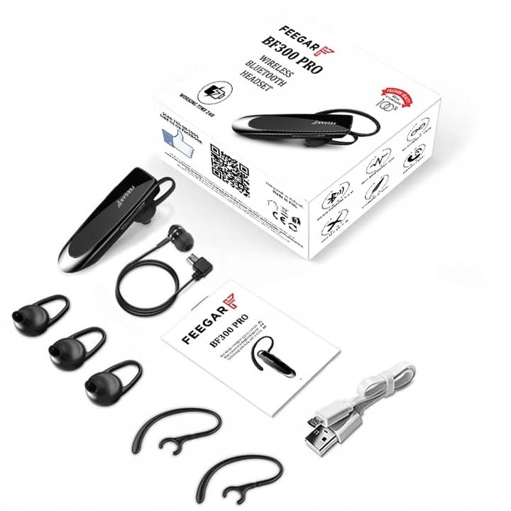 Zestaw SŁUCHAWKOWY Bluetooth 5.0 Feegar BF300 PRO