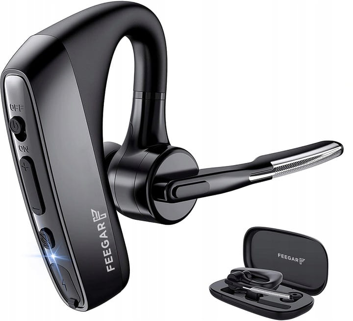 Słuchawka Bluetooth 5.1 Feegar BOND Pro 16h + Etui
