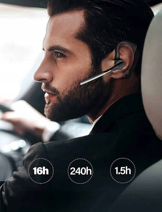Słuchawka Bluetooth 5.1 Feegar BOND Pro 16h + Etui