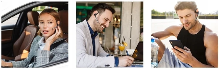 Słuchawka Bluetooth 5.1 Feegar BOND Pro 16h + Etui