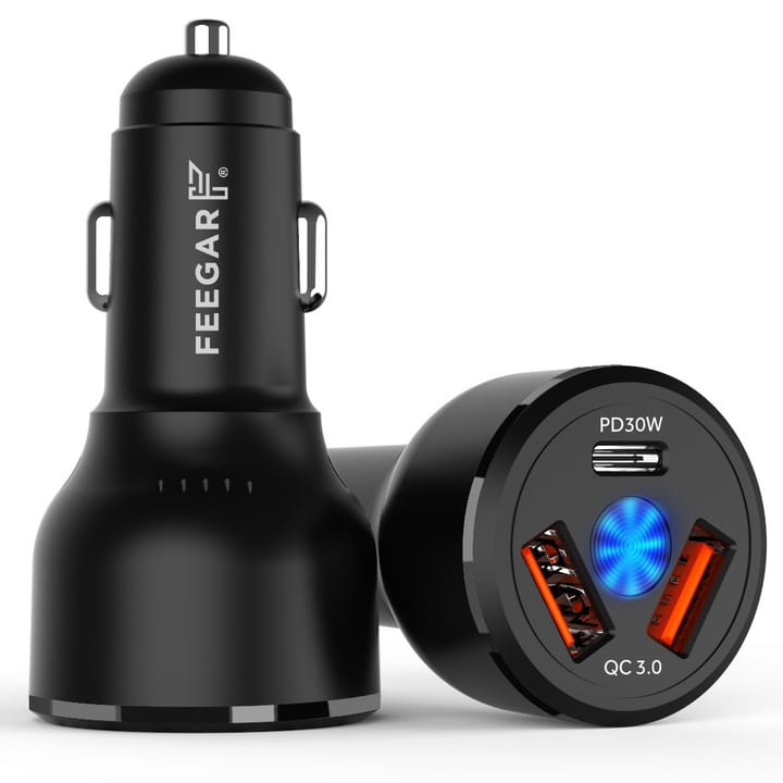 Feegar Szybka Ładowarka samochodowa QC3.0 66W 9A RUSH