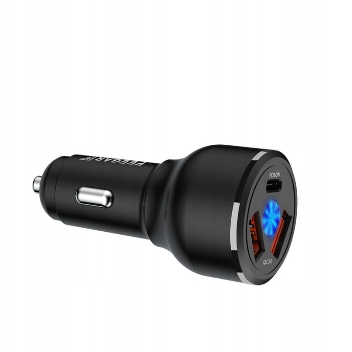 Feegar Szybka Ładowarka samochodowa QC3.0 66W 9A RUSH