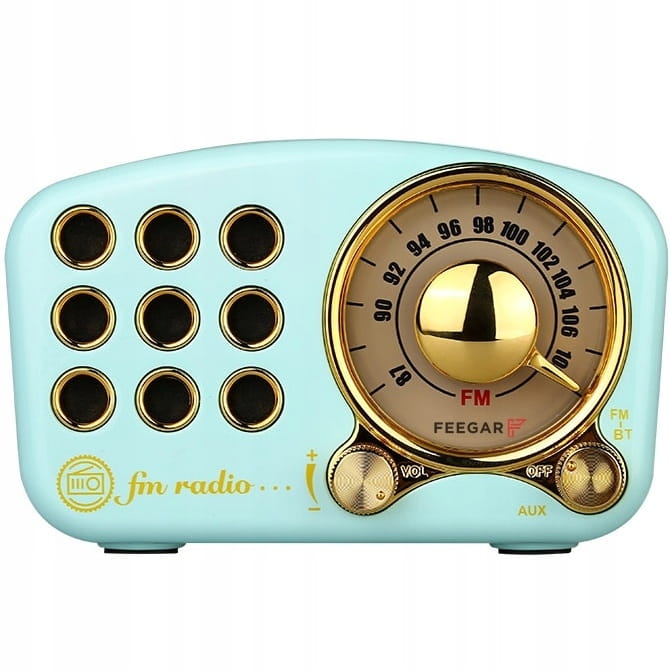 Feegar RETRO Radio FM kuchenne Bluetooth Vintage