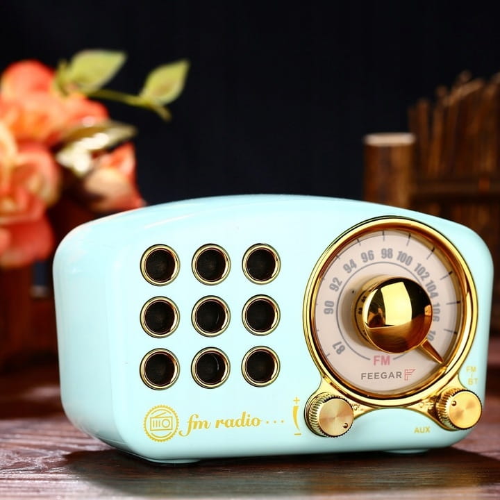 Feegar RETRO Radio FM kuchenne Bluetooth Vintage