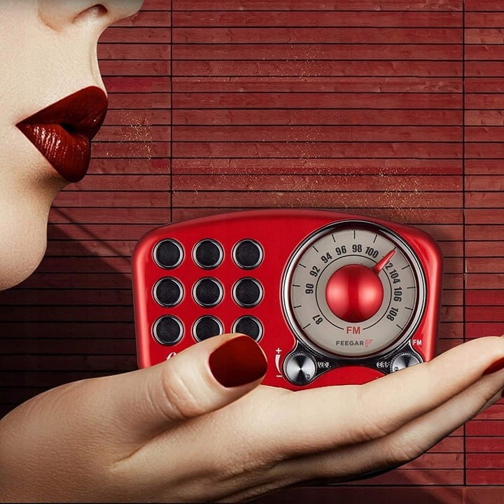 Feegar RETRO Radio FM kuchenne Bluetooth Vintage