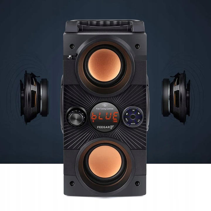 Głośnik Bluetooth Feegar 4000mah Radio USB SD AUX