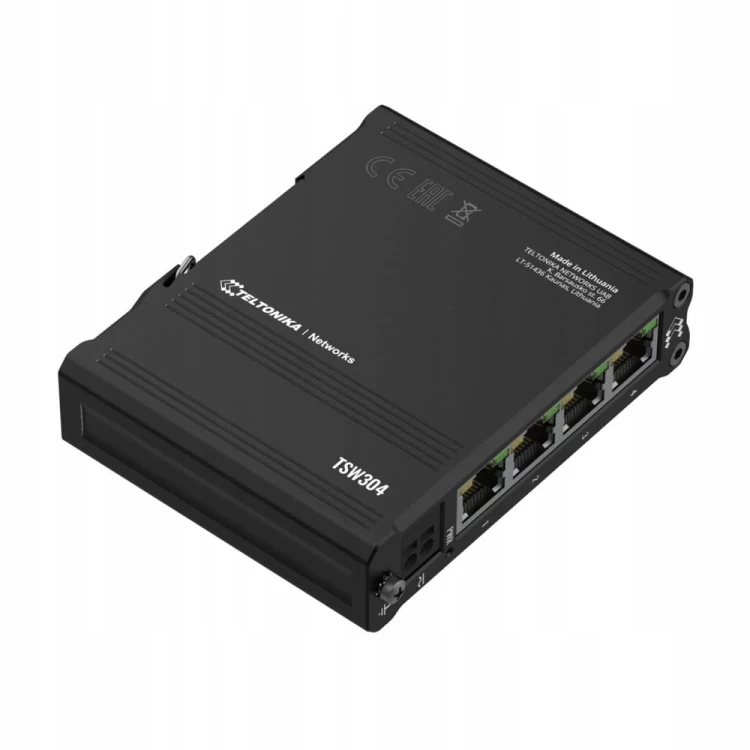 Switch TELTONIKA TSW304 9-40V na Szynę DIN