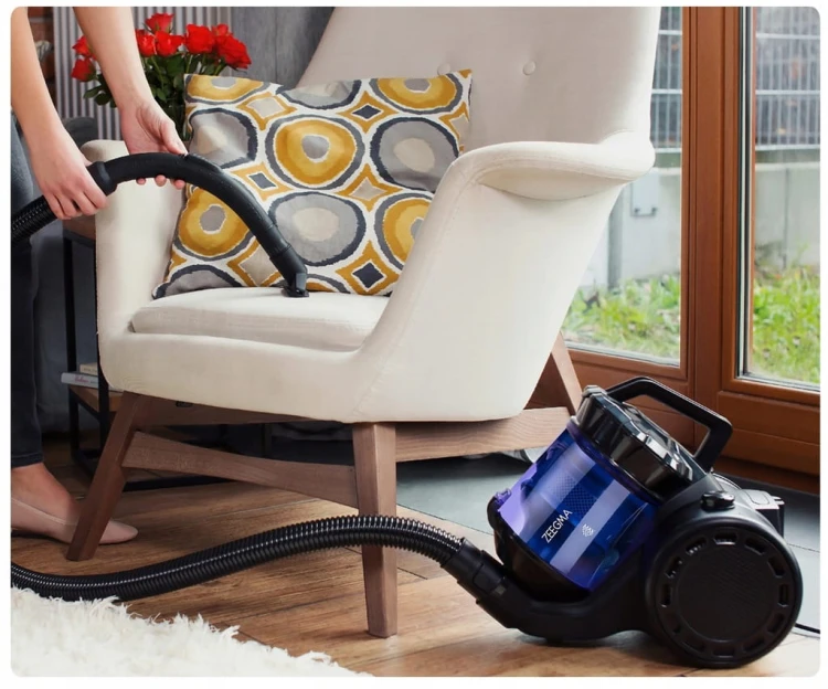 Odkurzacz CYKLONOWY ZEEGMA Bezworkowy 4000W 2xHEPA Zonder Base