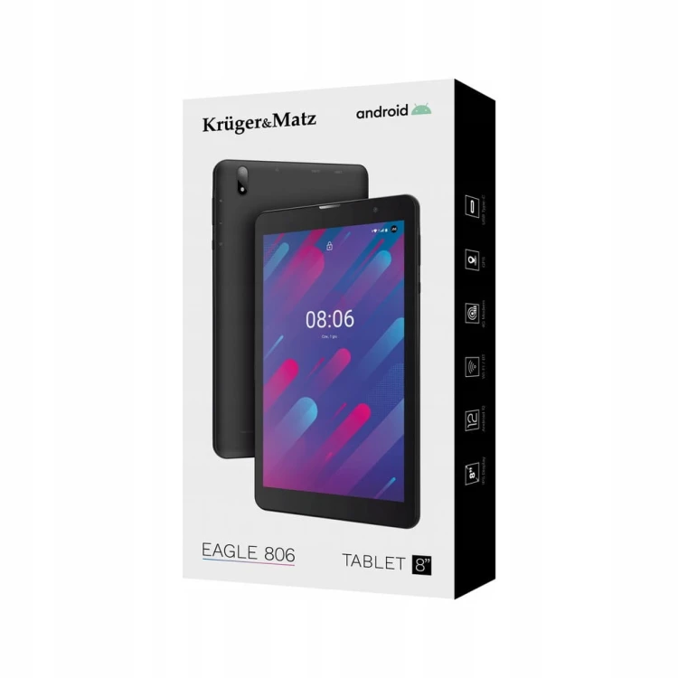 Tablet K&M 8 Cali Modem 4G WiFi GPS BT 4000mAh